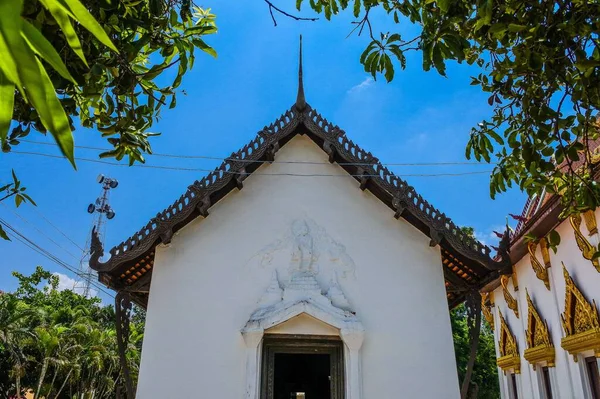 Wat Suwannawat Templo Templo Kantharawichai Distrito Maha Sarakham Provincia Tailandia —  Fotos de Stock