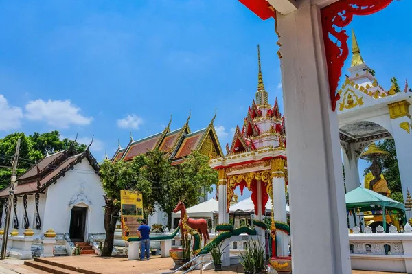 Wat Temple Suwannawat Kantharawichai District Maha Sarakham Province Thaïlande — Photo