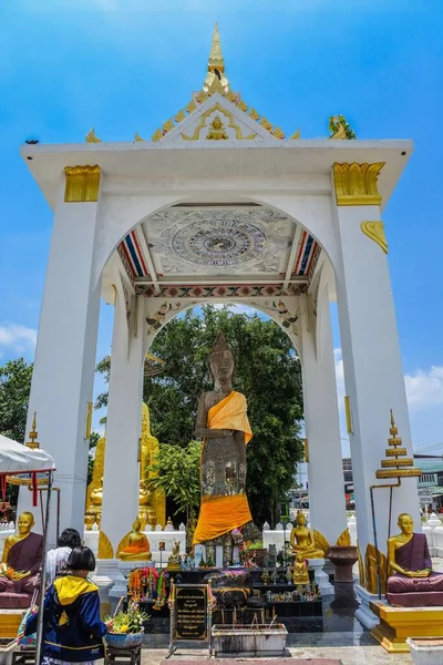 Wat Suwannawat Templom Templom Kantharawichai Kerület Maha Sarakham Tartomány Thaiföld — Stock Fotó