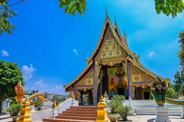Phra That Phanom simülasyonu, Wat Thammapitak, Huai Mek Bölgesi, Kalasin Bölgesi, Tayland