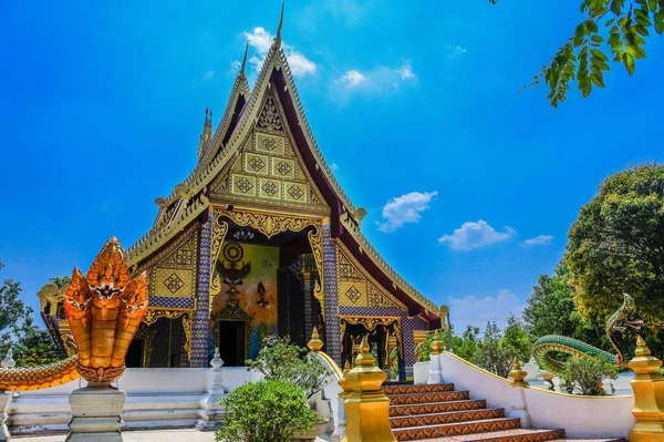 Phra Phanom Szimulált Wat Thammapitak Huai Mek Körzet Kalasin Tartomány — Stock Fotó