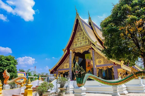 Phra Phanom Szimulált Wat Thammapitak Huai Mek Körzet Kalasin Tartomány — Stock Fotó