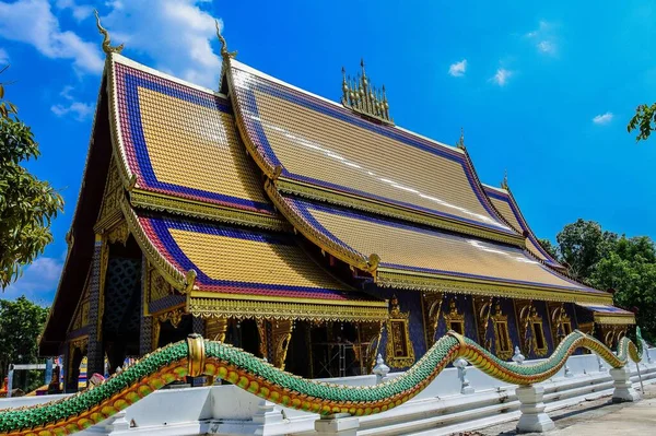 Phra Phanom Szimulált Wat Thammapitak Huai Mek Körzet Kalasin Tartomány — Stock Fotó
