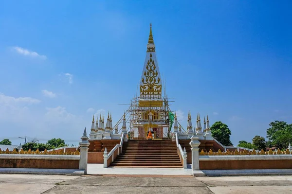 Phra Phanom Simulated Wat Thammapitak Huai Mek District Kalasin Province — Stock Photo, Image