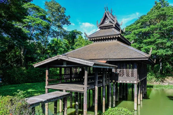 Trai Wat Trai Nurak Yasothon Thajsko — Stock fotografie