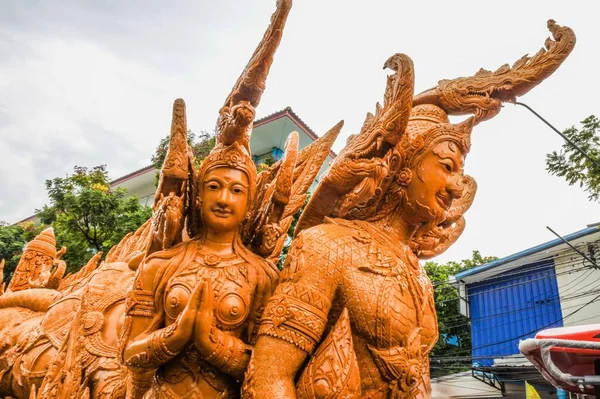 Ubon Ratchathani Candle Festival 2019 Thailand — Stockfoto