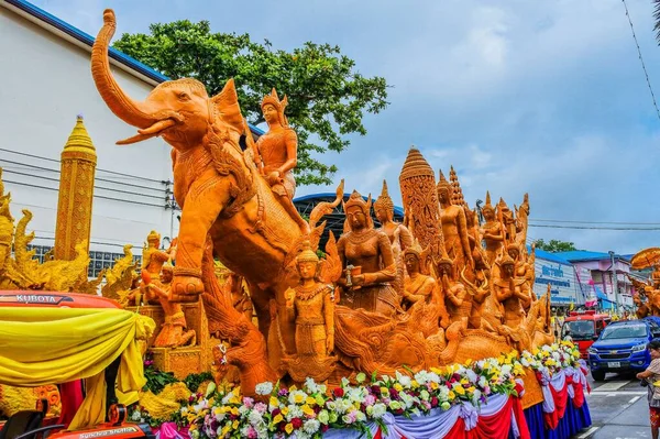 Ubon Ratchathani Candle Festival 2019 — 图库照片