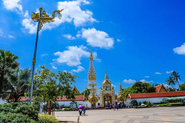 Wat Phra Det Där Phanom Templet Nakhon Phanom Thailand — Stockfoto
