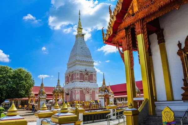 Tempel Wat Phra Dat Renu Nakhon Nakhonphanom Thailan — Stockfoto