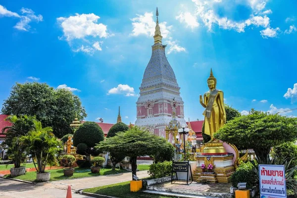 Temple Wat Phra Renu Nakhon Nakhonphanom Thailan — 스톡 사진