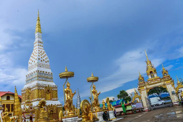 Tempel Wat Phra Dat Nakhon Nakhon Phanom Thailand — Stockfoto