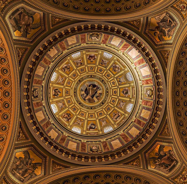 Detalle Interior Iglesia San Esteban Budapest Hungría — Foto de Stock