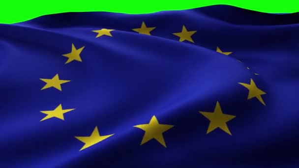 Drapeau de l'Union européenne 4K Loop Vidéo 
