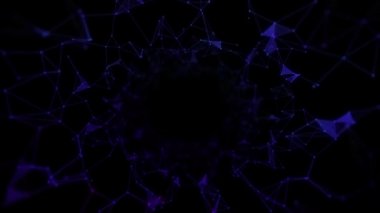Soyut Pleksus Tarzı Video Animasyon