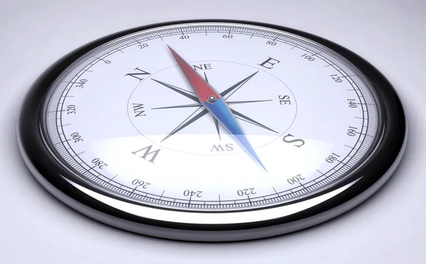 3D-rendering av en kompass — Stockfoto