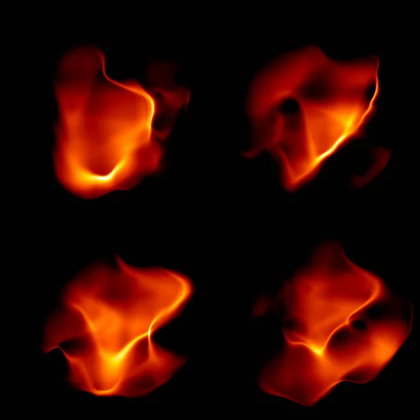 Abstract Flames and Waves 4 — Stock Photo, Image