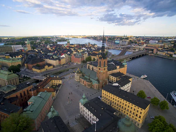 Aerial View Stockholm City — Stock Photo, Image