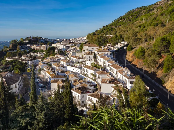 Uitzicht Het Dorp Van Mijas Spanje — Stockfoto
