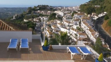 Mijas, İspanya'nın köyün görünümü 