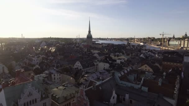 Вид Воздуха Стокгольм — стоковое видео