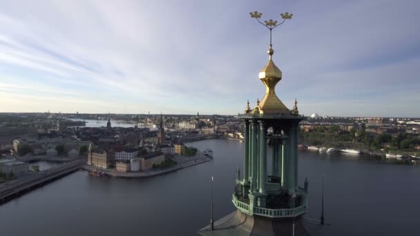 Vue Stockholm Suède Tôt Matin — Video