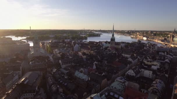 Vista Estocolmo Suecia Temprano Mañana — Vídeo de stock