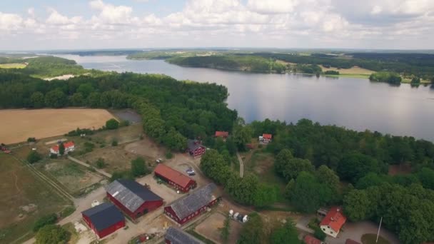 Paisagem Escandinava Suécia — Vídeo de Stock