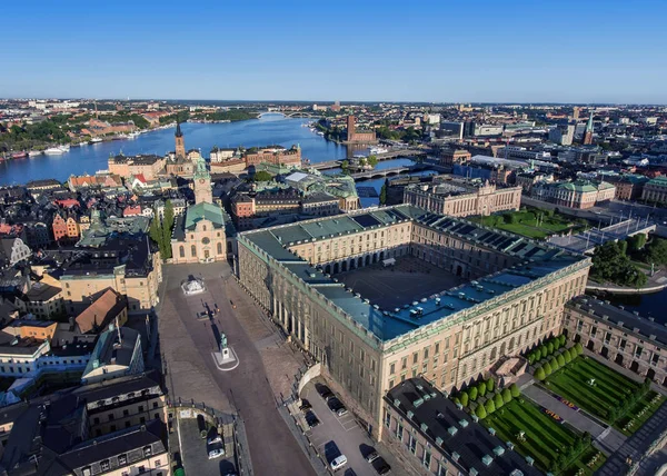 Vista de Estocolmo Suécia manhã cedo — Fotografia de Stock