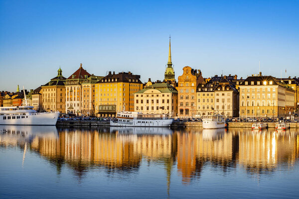 View of Stockholm Sweden early morning
