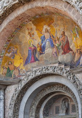 Saint Mark Bazilikası 'nın önü Saint Mark' s (San Marco) squa