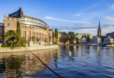 İsveç 'in Stockholm manzarası