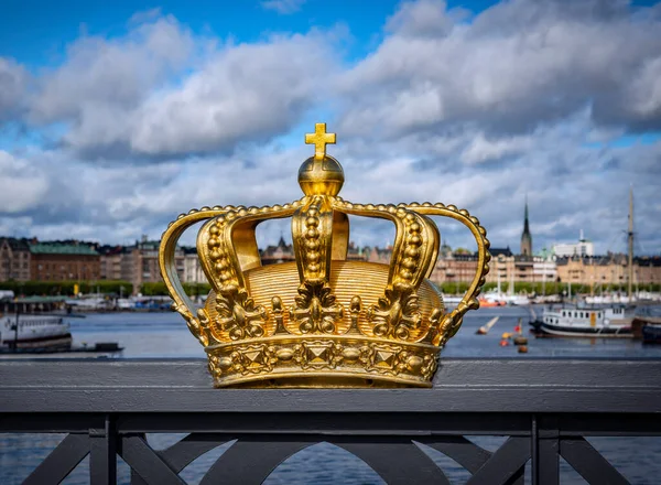 Crown Skeppsholmsbron Stockholm — 스톡 사진