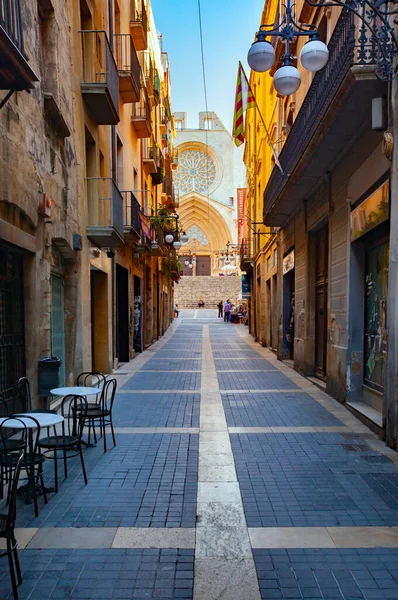 Tarragona Spanje Sep 2020 Spaanse Stad Tarragona Aan Middellandse Zee — Stockfoto