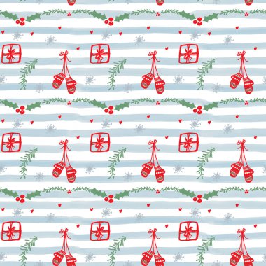 Arka plan desen dijital kağıt sorunsuz Noel ve yeni yıl.