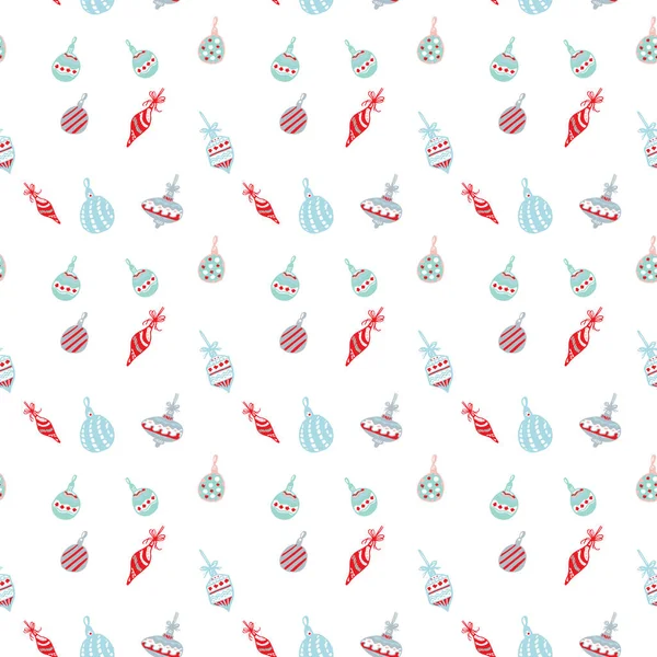 Seamless Christmas and New Year background pattern digital paper. — Stock Photo, Image