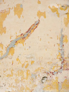 Detaylı eski terk edilmiş duvar dokusu