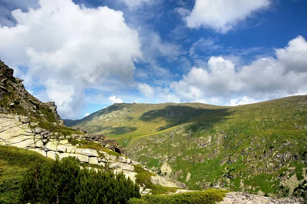 Alta Paisagem Montanhosa Montanha Rila Localizada Sul Bulgária — Fotografia de Stock