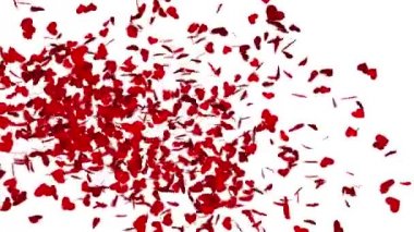 Kupa Alfa mat ile uçan 3d render animasyon