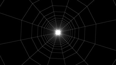 Bilgisayar animasyon psychedelic şekiller oluşturulan