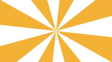 Beyaz arka plan üzerinde dönen sarı ışınları desen
