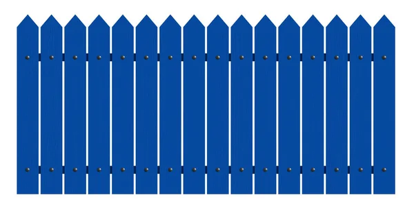 Representación Pintado Cerca Azul Aislado Sobre Fondo Blanco — Foto de Stock