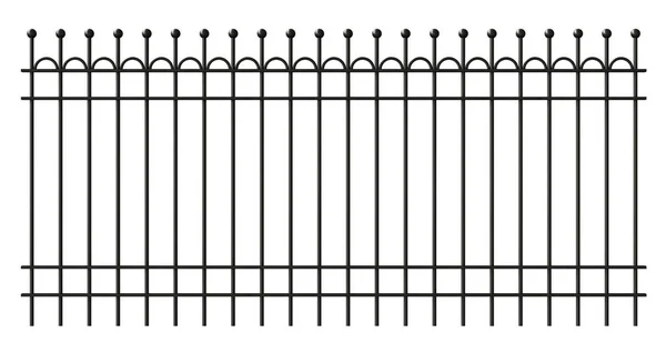 Renderowanie Ogrodzenia Kratownicy Żelaza Izolowane Białym Tle — Zdjęcie stockowe