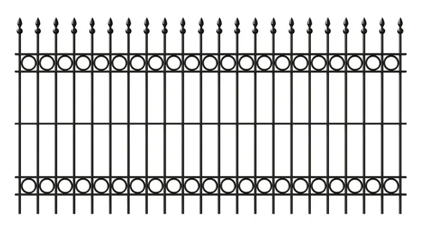Render Iron Lattice Fence Isolated White Background — Stock Photo, Image