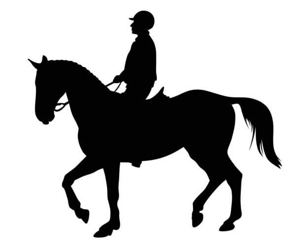 Carreras de caballos — Vector de stock