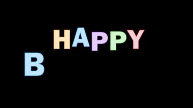 3D sundu Mutlu yıllar animasyonu Alfa Mat 'la tebrikler