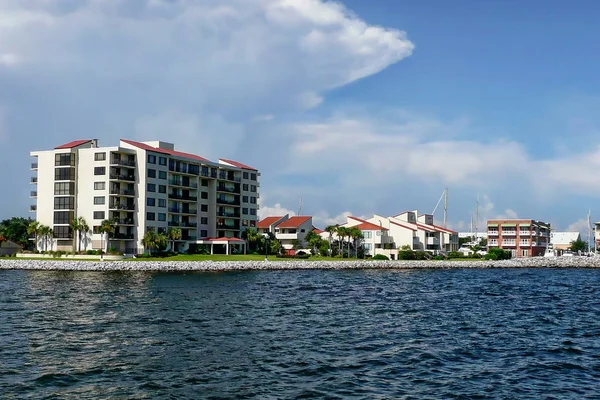 Port Royal Teilt Den Hafen Mit Palafox Pier Yachthafen Marina — Stockfoto