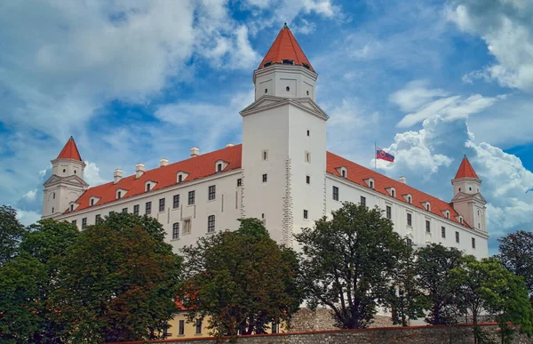 Close-up view of Bratislava Castle, Bratislava, Slovakia