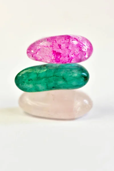 Kamienie kryształy Zen — Zdjęcie stockowe