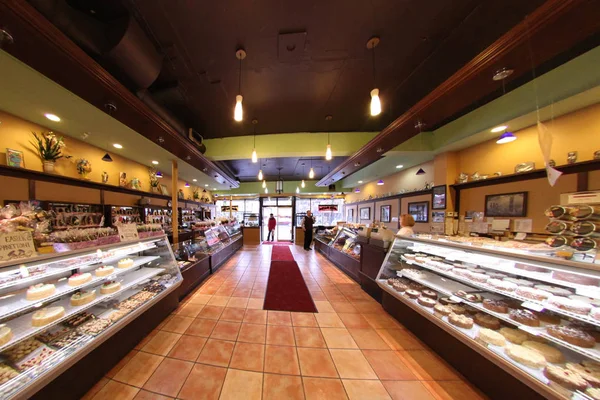 Interior Una Panadería Gourmet Lujo — Foto de Stock