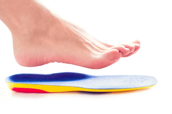 Orthopedic Insole Female Leg — Stock Photo, Image